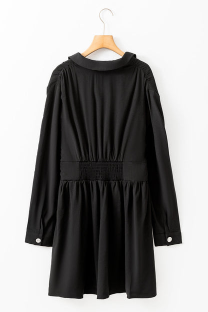 Leia Long Sleeve Shirt Mini Dress by Poppy Lee Lane