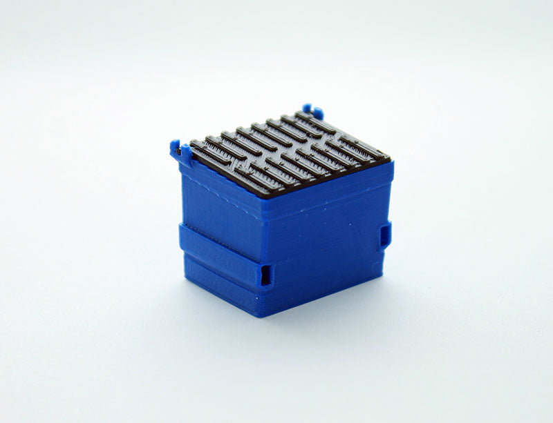3D To Scale 64-230-BL 1/64 Trash Dumpster, Blue