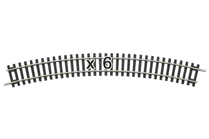 Piko 55213 HO Scale Curved Track R3/30 Degrees, Box of 6