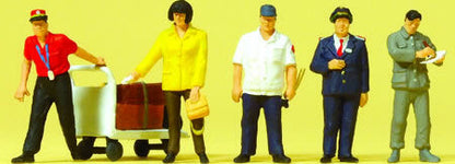 Preiser 10571 HO Scale Railroad Personnel Chinese Railroad Personnel