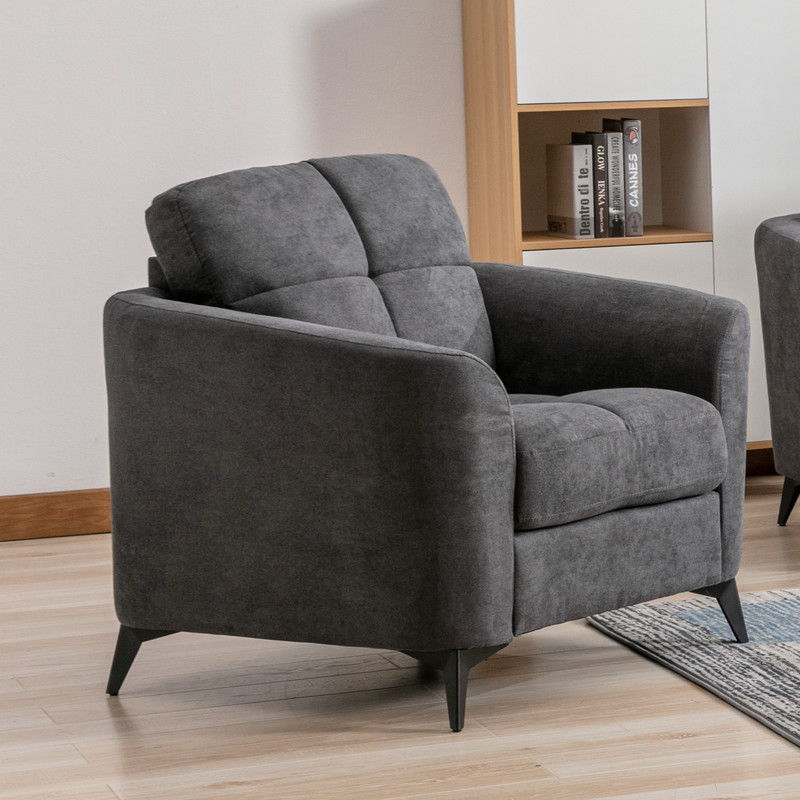 Callie - Woven Fabric Chair by Couch.com