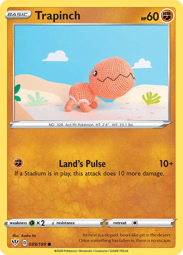 Trapinch (089/189) [Sword & Shield: Darkness Ablaze]