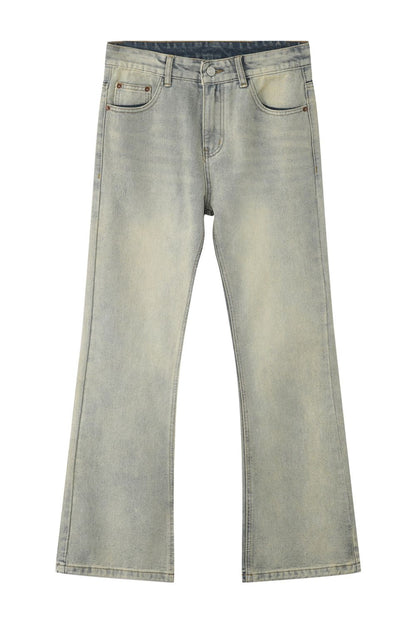 Mid Rise Jeans with Pockets