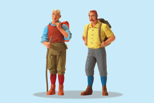 Preiser 44903 G Scale Pedestrians 1/22.5 Scale Wanderers Standing