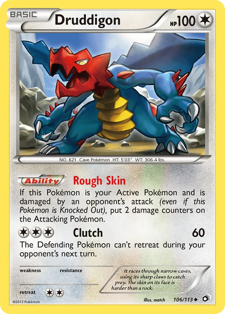 Druddigon (106/113) [Black & White: Legendary Treasures]