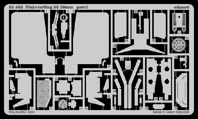 Eduard 35463 1/35 Armor- Flak 38 20mm for TAM