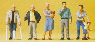 Preiser 10454 HO Scale Pedestrians Passers By