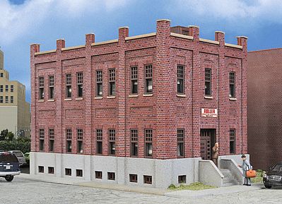 Walthers Cornerstone 4050 HO Brick Office Building Kit