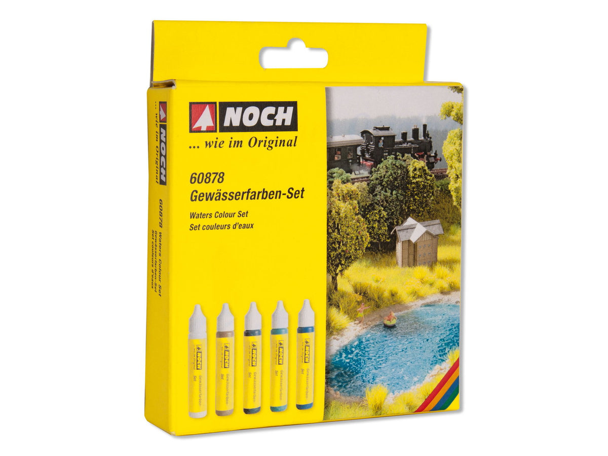 Noch 60878 All Scale Waters Colour Set, 5 Colors