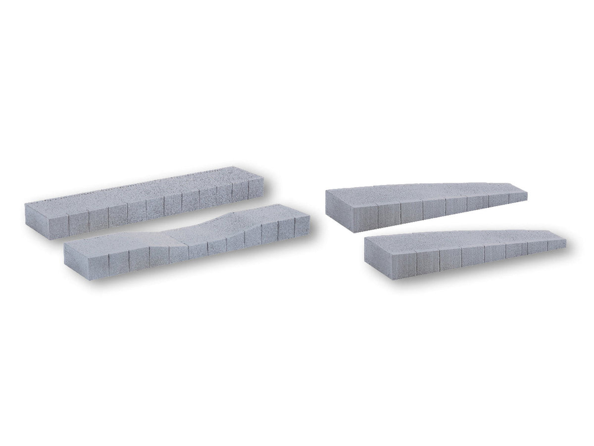 Noch 66020 HO Scale Hard-Foam Platform 4-Piece Set, C-Track