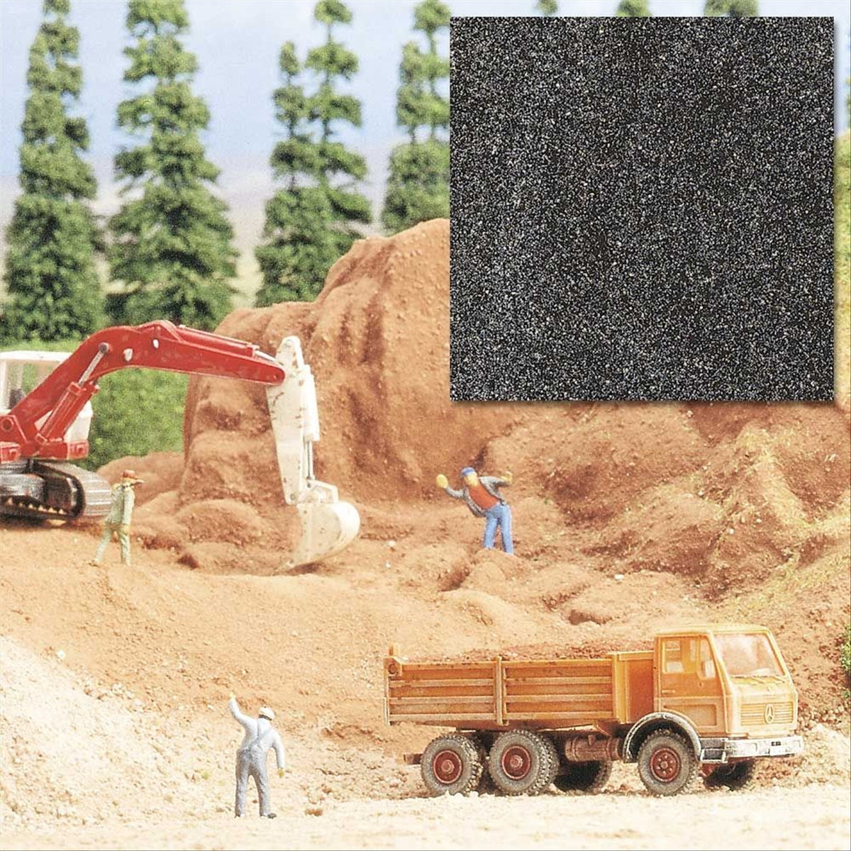 Busch 7524 All Scale Modeling Quartz Sand, Dark Gray