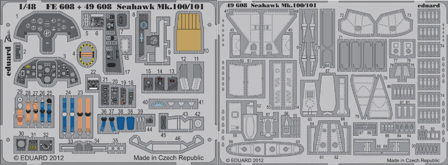 Eduard 49608 1/48 Aircraft- Seahawk Mk 100/101 for TSM (Painted)
