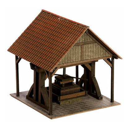 Noch 14370 HO Scale Wine Press w/Canopy -- Kit