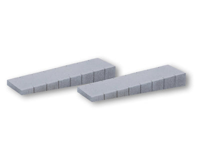 Noch 66015 HO Scale Hard-Foam Platform Straight End Ramps, C-Track
