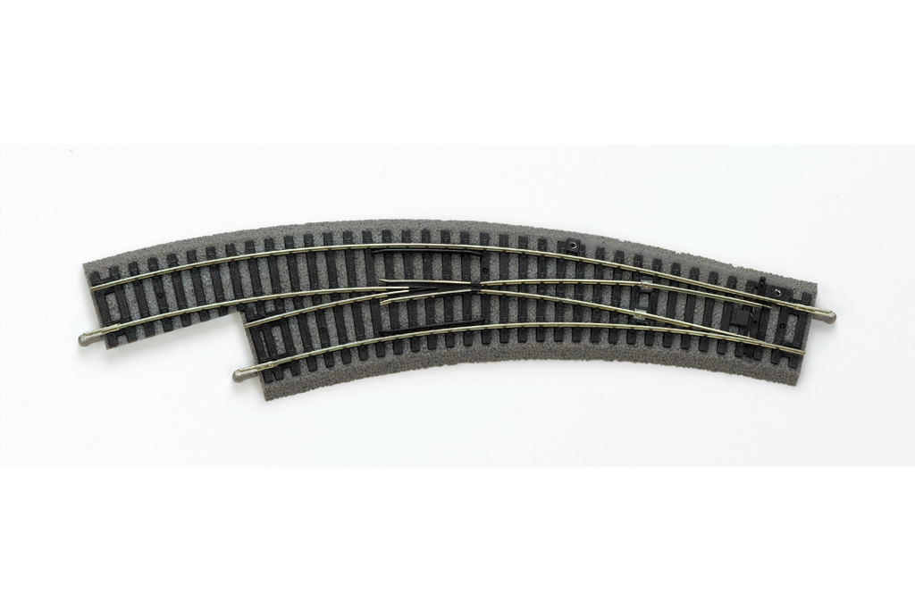Piko 55422 HO Scale Roadbed Left Curved Switch BWL R2/R3