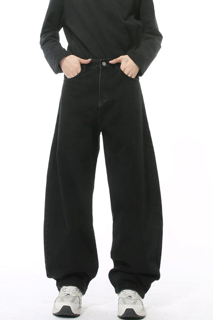Wide Leg Jeans with Pockets