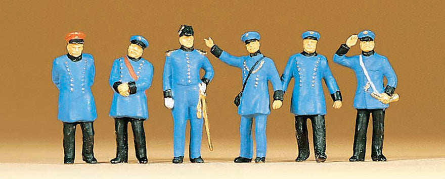 Preiser 12134 HO Scale 1900s Bavarian Railroad Staff