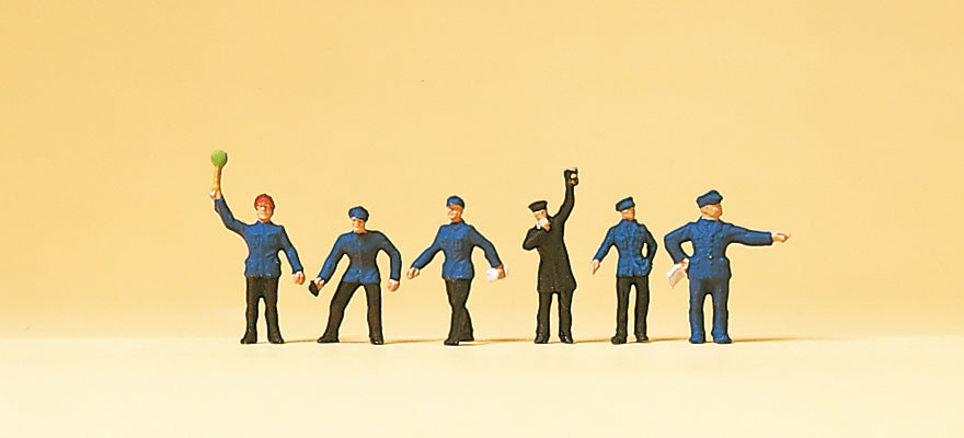 Preiser 79010 N Scale Railroad Personnel Figure Set