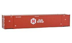 Walthers SceneMaster 949-8521 HO 53' Corrugated Container - Hub Group
