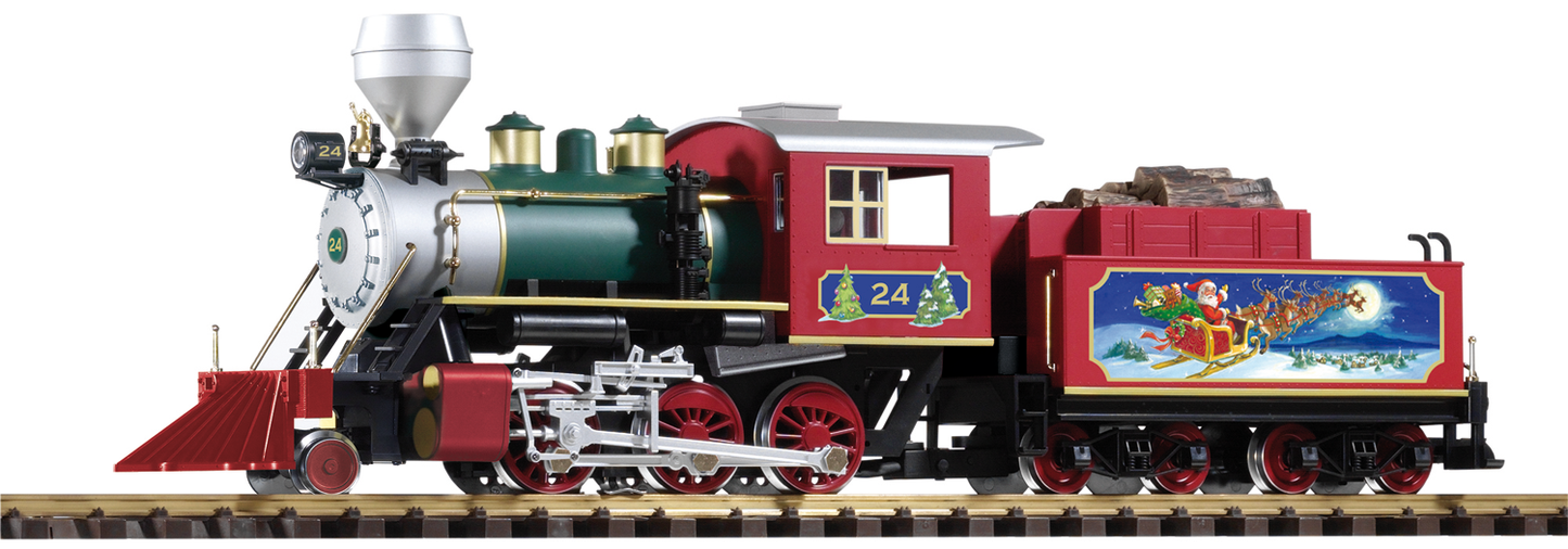Piko 38230 G Scale North Pole Express Mogul Loco w/Sound