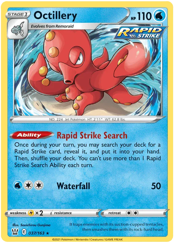 Octillery (037/163) [Sword & Shield: Battle Styles]