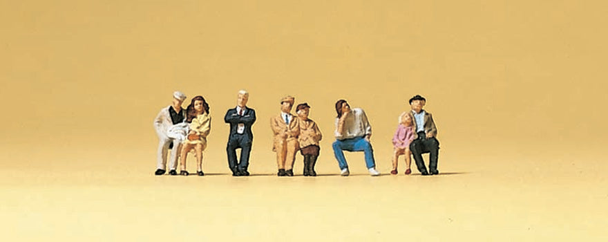 Preiser 88534 Z Scale Seated Passengers Figure Set