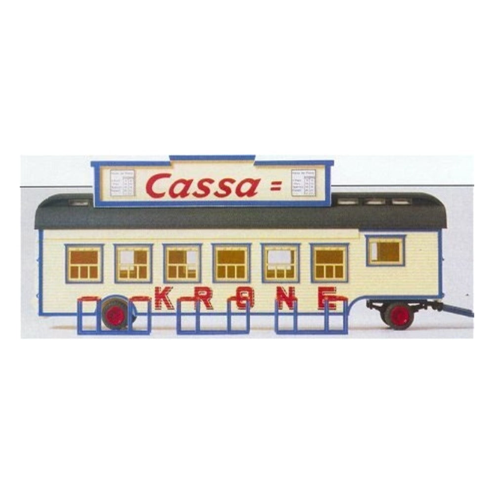 Preiser 21031 HO Circus Krone Ticket Wagon, Assembled