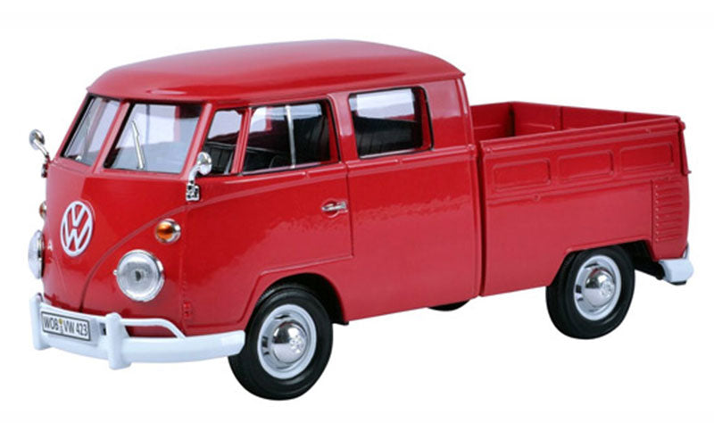 Motormax 79343R 1/24 Volkswagen Type 2 T1 Pickup, Red