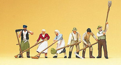 Preiser 10045 HO Scale People Working Harvest Workers