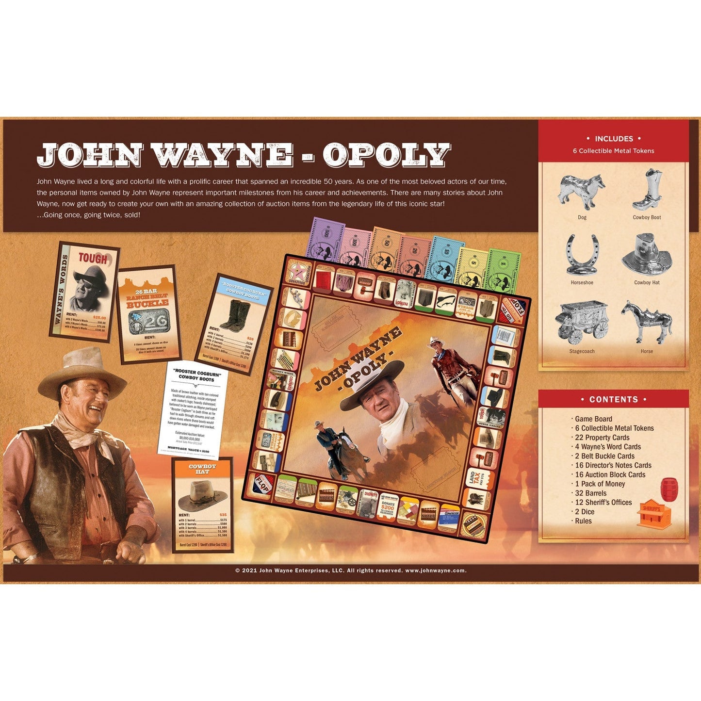 John Wayne Opoly by MasterPieces Puzzle Company INC