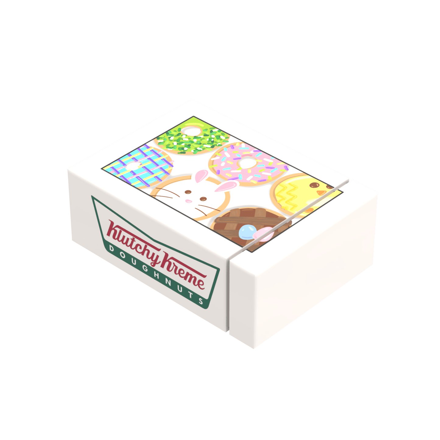 Boxed Donuts - Easter -  Custom Printed - Made Using LEGO® Parts