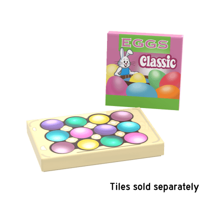 Easter Egg Dye Kit- Custom Printed - Made Using LEGO® Parts