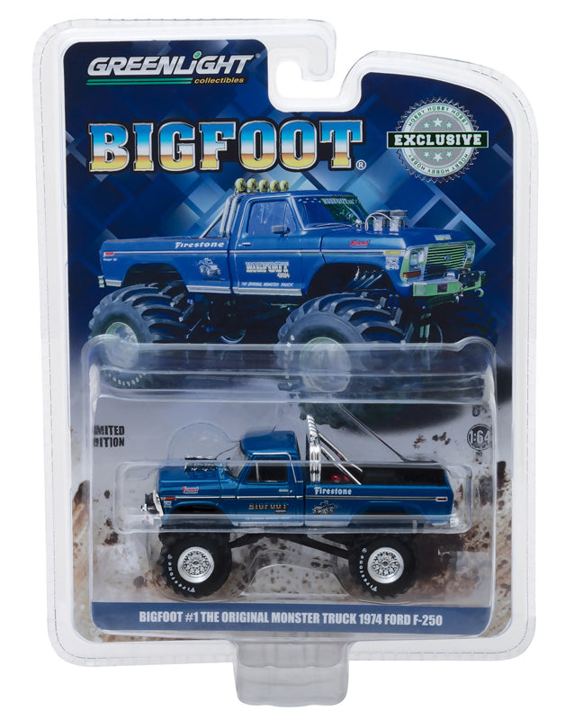 Greenlight 29934 1/64 Bigfoot #1 Monster Truck, 1974 Ford F-250