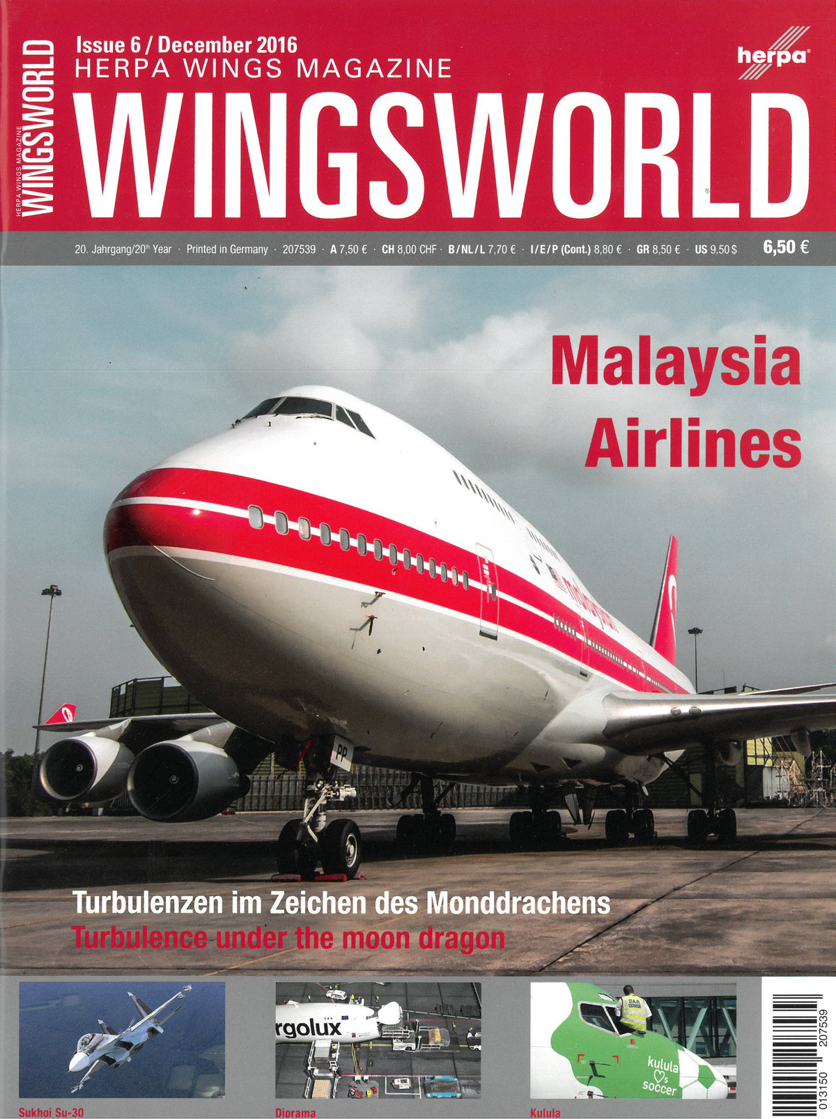 Herpa Magazines HE207539 Herpa Wingsworld 6/2016