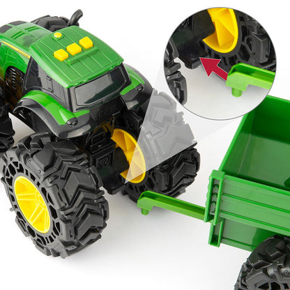 Ertl 47353 John Deere Monster Treads Tractor and Wagon