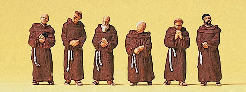 Preiser 10198 HO Scale Franciscan Friars Figure Set
