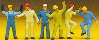 Preiser 10105 HO Scale People Working Steeplejacks