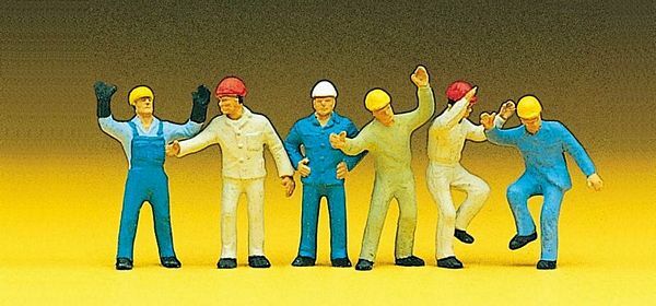 Preiser 10105 HO Scale People Working Steeplejacks