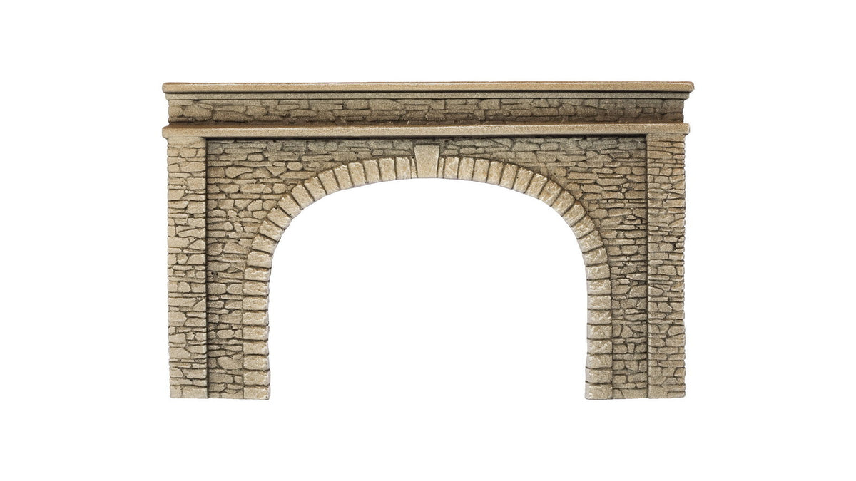 Noch 58062 HO Scale Natural-Stone Double-Track Tunnel Portal