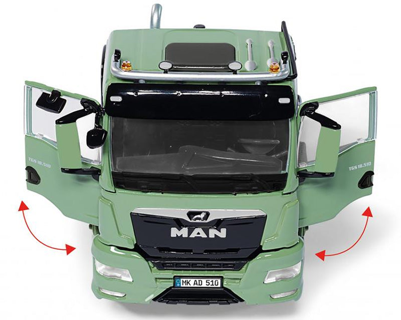 Wiking 077650 1/32 MAN TGS 18.510 4x4 Day Cab, Light Green