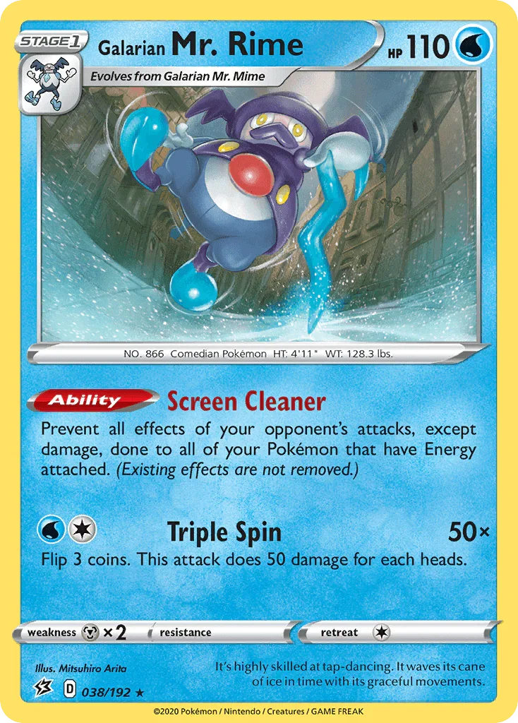 Galarian Mr. Rime (038/192) [Sword & Shield: Rebel Clash]