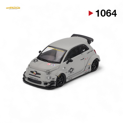 Mini-GT Abarth 595 LB-WORKS x Abas Works Grey MGT00995 1:64