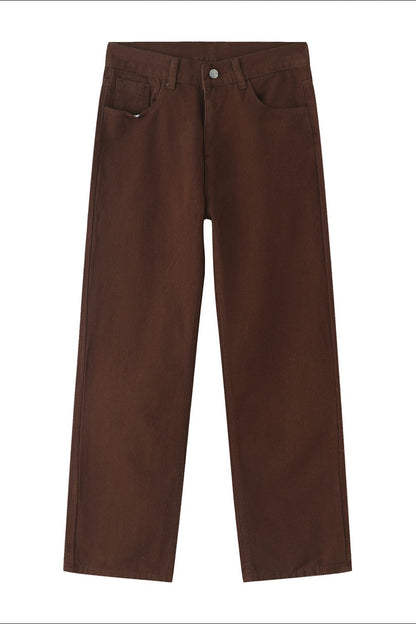 Mid Rise Jeans with Pockets