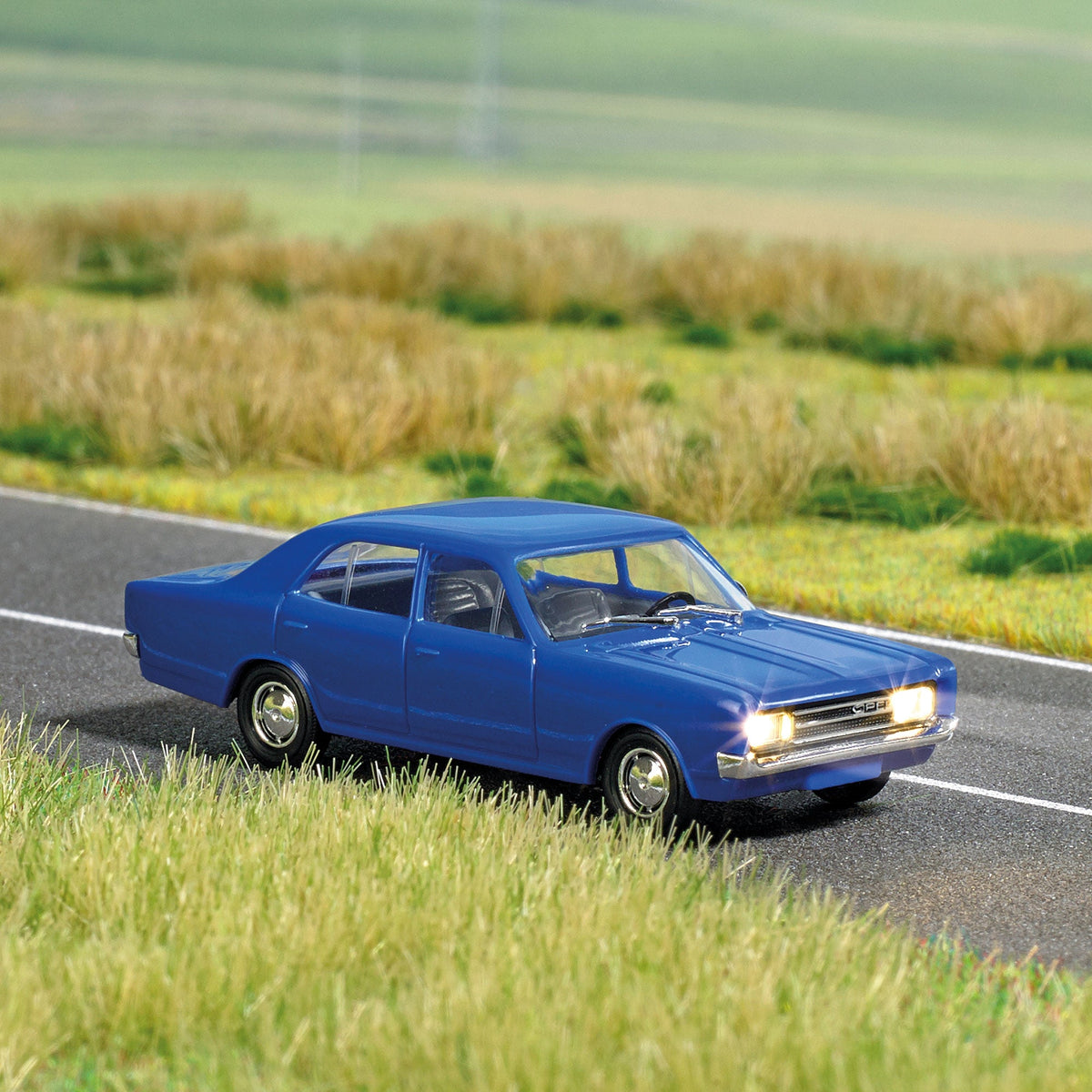 Busch 5663 HO Scale Opel Rekord C with Working LED Lights