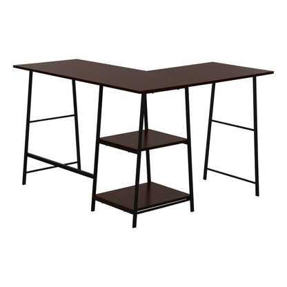 Computer Desk, Home Office, Corner, Storage Shelves, L Shape, Work, Laptop, Contemporary, Modern by Couch.com