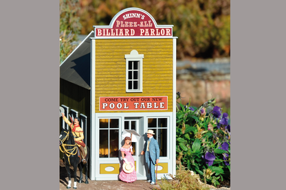 Piko 62715 G Scale River City Shinn's Billiard Parlor, Built-Up