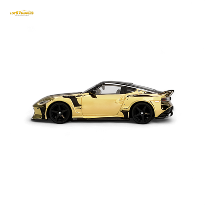 Mini-GT Nissan Z VeilSide FZ400 Gold Chrome LHD - Gold Chrome 1:64