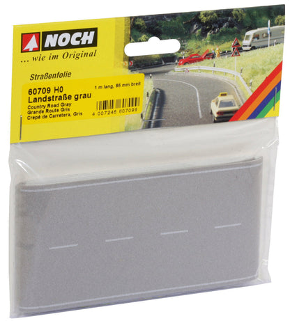Noch 60709 HO Country Road, Gray, Flexible Sheet