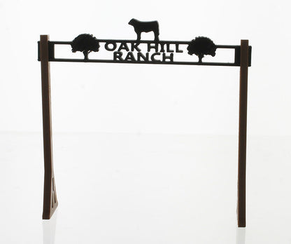 3D To Scale 64-624-BN 1/64 Oak Hill Ranch Entry, Brown