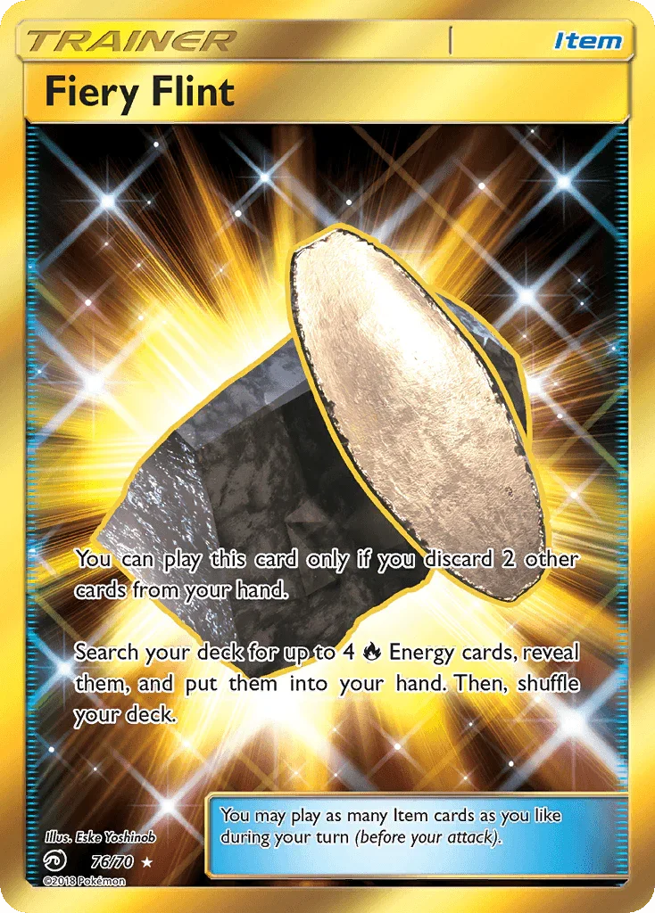 Fiery Flint (76/70) [Sun & Moon: Dragon Majesty]